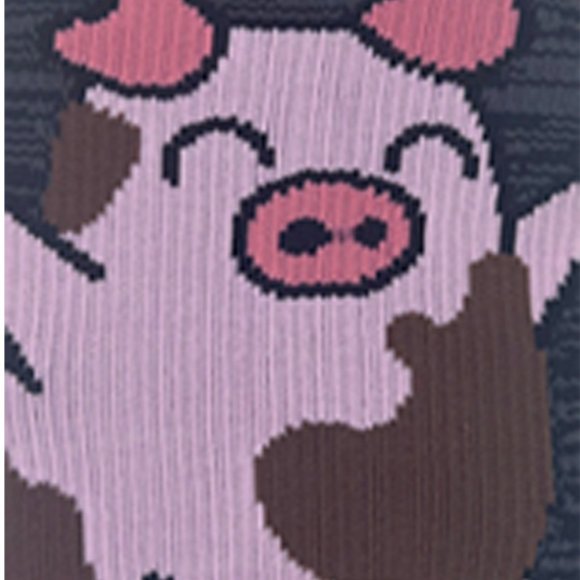 Muddy Pigs 10-14mmHG Fashion Light Compression Socks - Picture 3 of 3